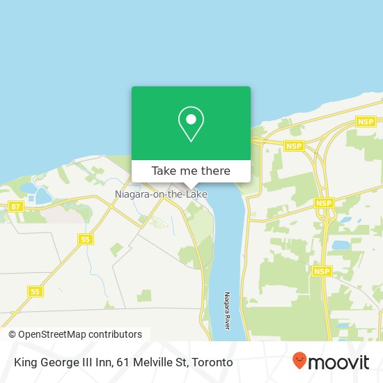 King George III Inn, 61 Melville St map