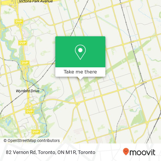 82 Vernon Rd, Toronto, ON M1R map