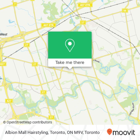 Albion Mall Hairstyling, Toronto, ON M9V map