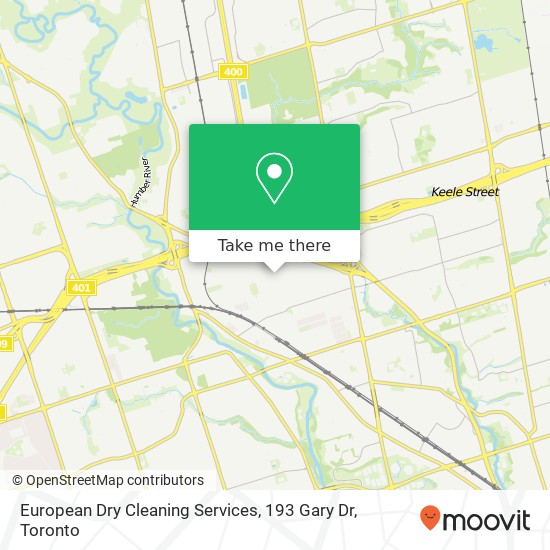 European Dry Cleaning Services, 193 Gary Dr plan