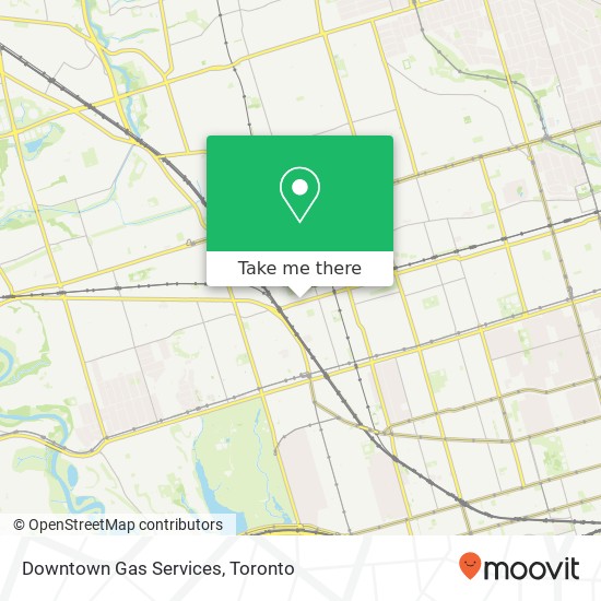Downtown Gas Services map