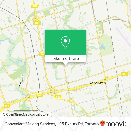 Convenient Moving Services, 195 Exbury Rd map