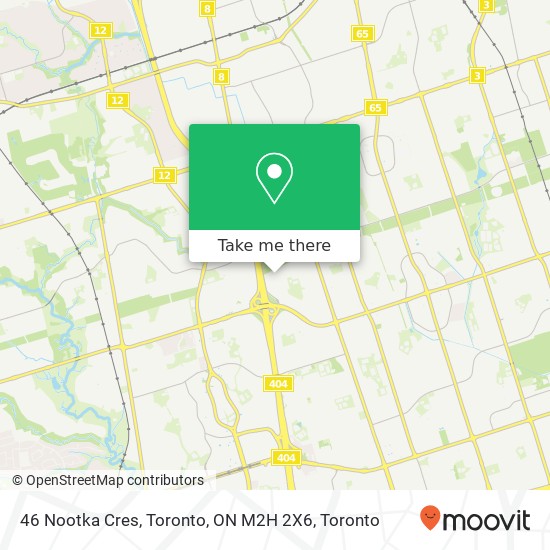 46 Nootka Cres, Toronto, ON M2H 2X6 map