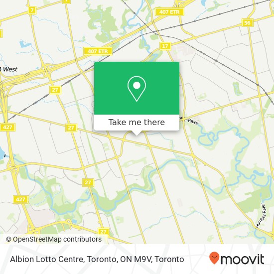 Albion Lotto Centre, Toronto, ON M9V map