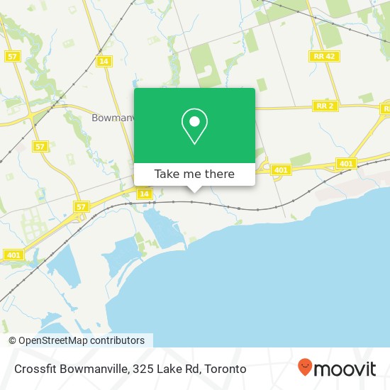 Crossfit Bowmanville, 325 Lake Rd map