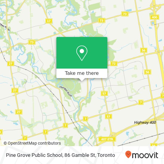 Pine Grove Public School, 86 Gamble St map