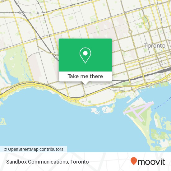 Sandbox Communications, 77 Mowat Ave map