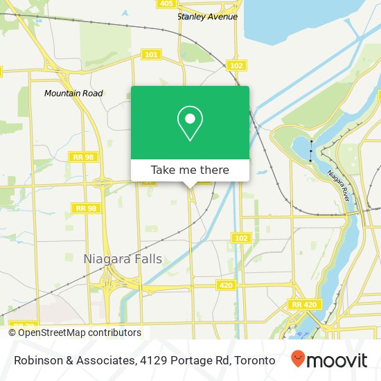 Robinson & Associates, 4129 Portage Rd map