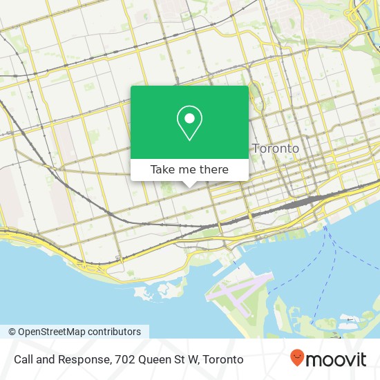 Call and Response, 702 Queen St W map