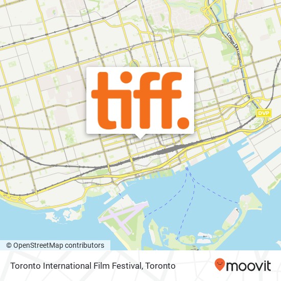 Toronto International Film Festival map
