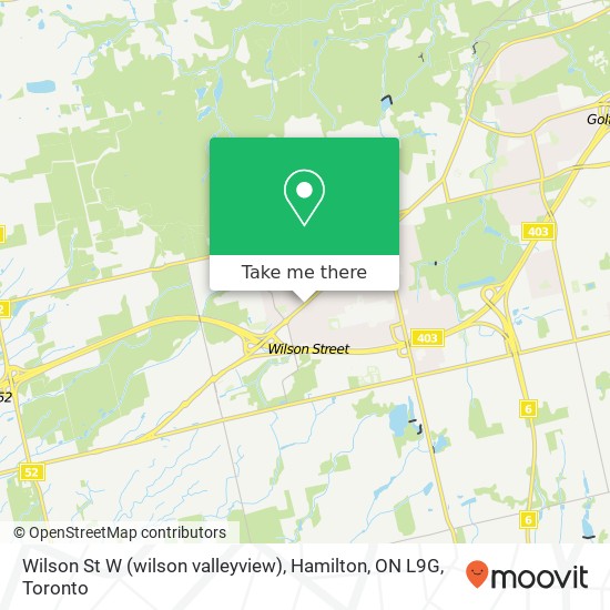 Wilson St W (wilson valleyview), Hamilton, ON L9G plan
