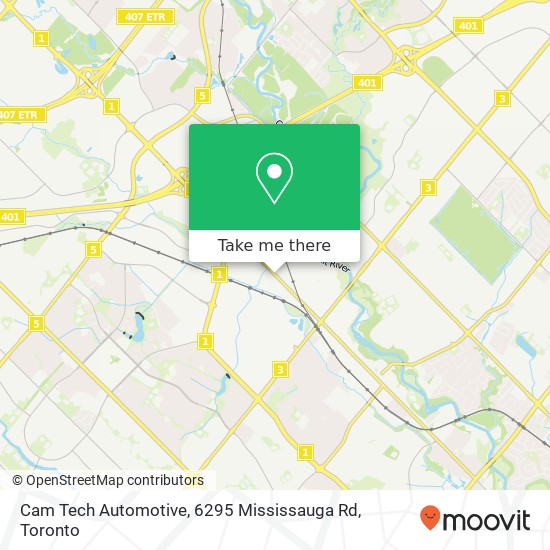 Cam Tech Automotive, 6295 Mississauga Rd map