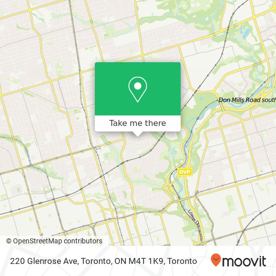 220 Glenrose Ave, Toronto, ON M4T 1K9 map