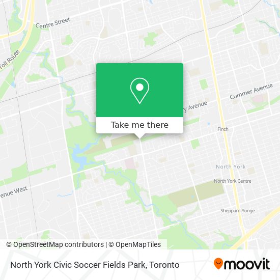 North York Civic Soccer Fields Park map