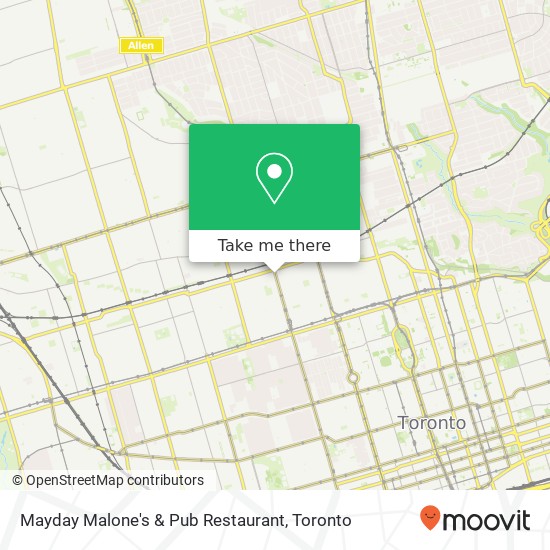 Mayday Malone's & Pub Restaurant map