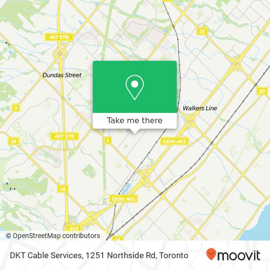 DKT Cable Services, 1251 Northside Rd map