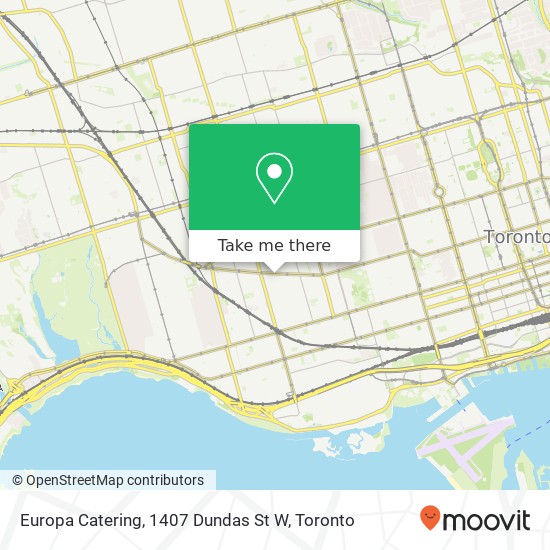 Europa Catering, 1407 Dundas St W map