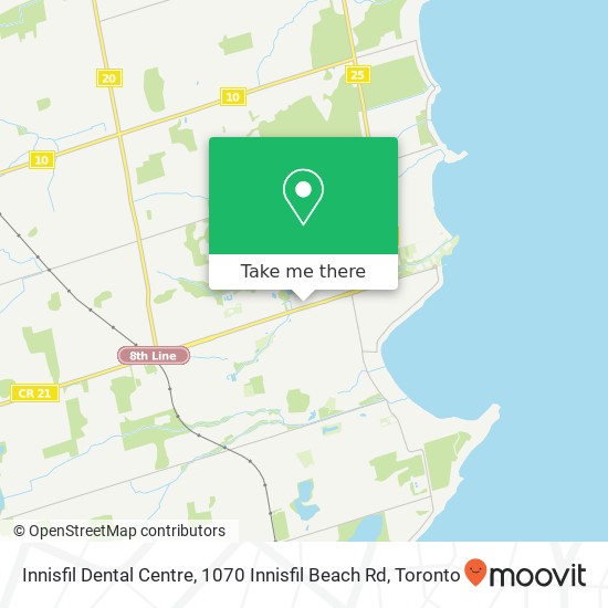 Innisfil Dental Centre, 1070 Innisfil Beach Rd plan