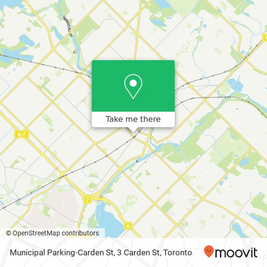 Municipal Parking-Carden St, 3 Carden St map