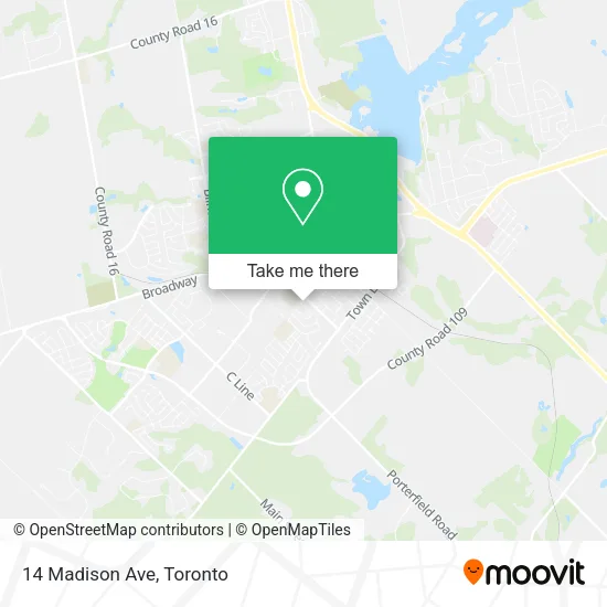 14 Madison Ave map
