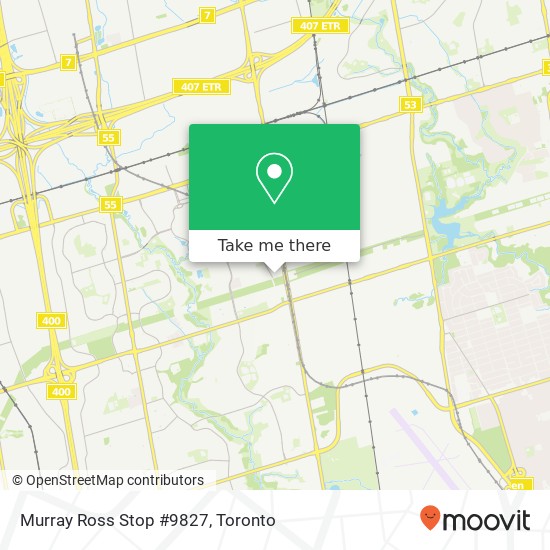 Murray Ross Stop #9827 map