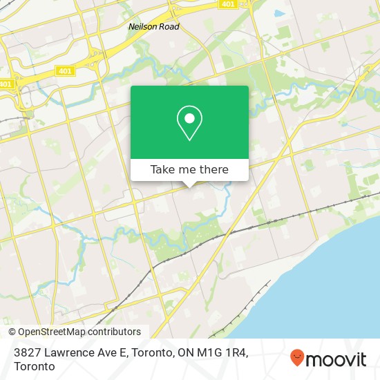 3827 Lawrence Ave E, Toronto, ON M1G 1R4 map