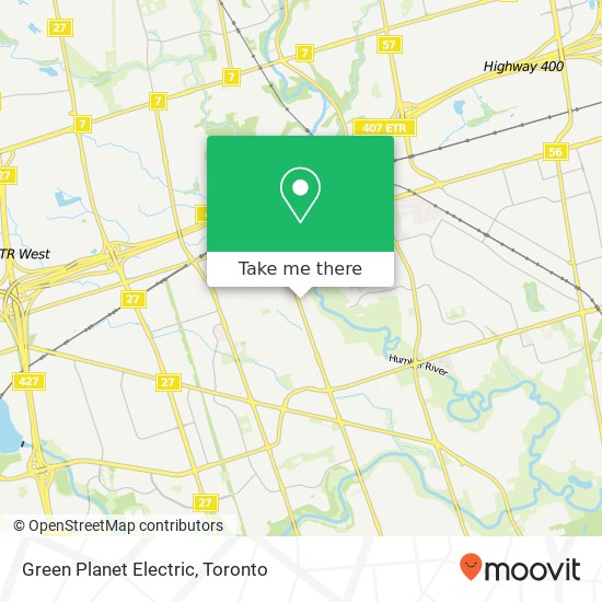 Green Planet Electric map