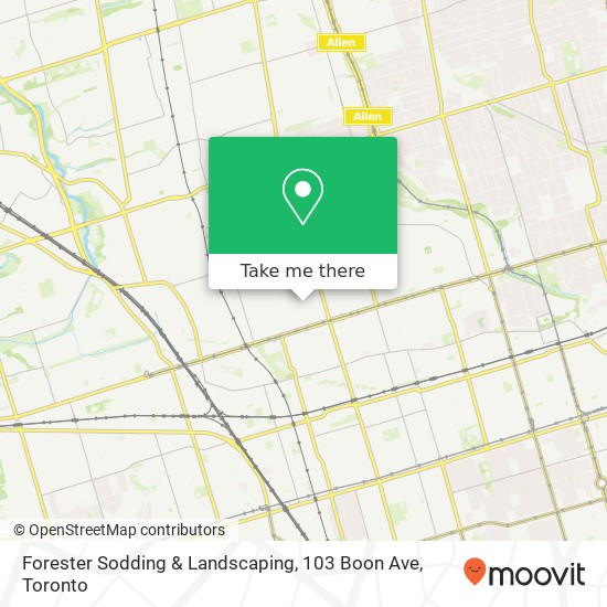 Forester Sodding & Landscaping, 103 Boon Ave map