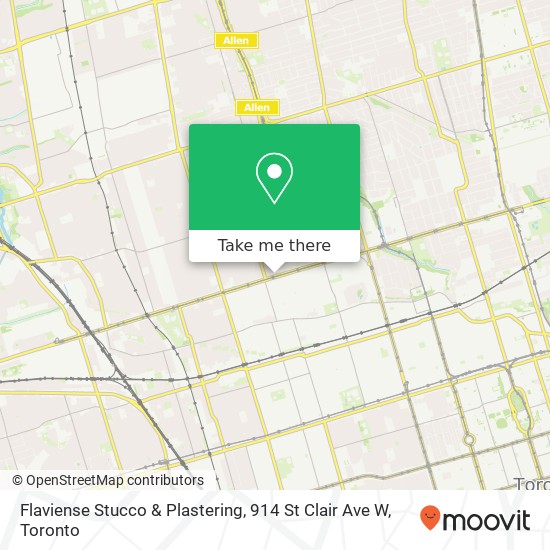 Flaviense Stucco & Plastering, 914 St Clair Ave W map