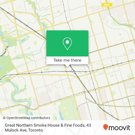 Great Northern Smoke House & Fine Foods, 43 Mulock Ave plan