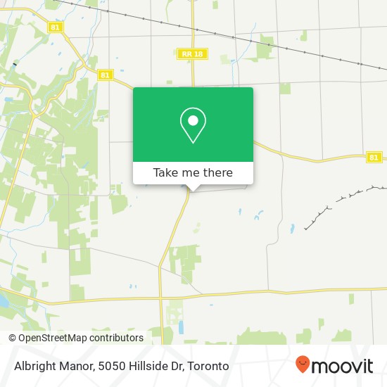 Albright Manor, 5050 Hillside Dr map
