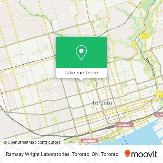 Ramsay Wright Laboratories, Toronto, ON map