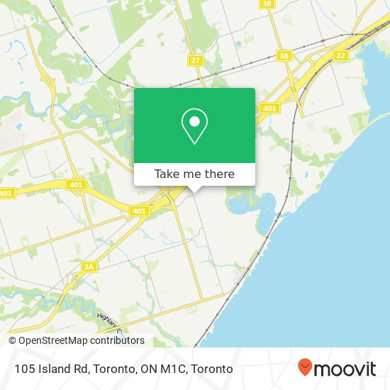 105 Island Rd, Toronto, ON M1C map