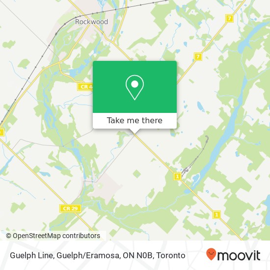 Guelph Line, Guelph / Eramosa, ON N0B map