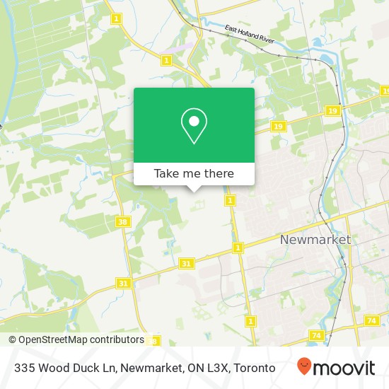 335 Wood Duck Ln, Newmarket, ON L3X plan