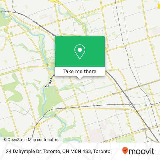 24 Dalrymple Dr, Toronto, ON M6N 4S3 plan