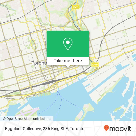 Eggplant Collective, 236 King St E map