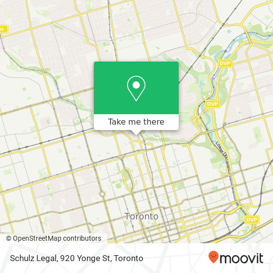 Schulz Legal, 920 Yonge St map