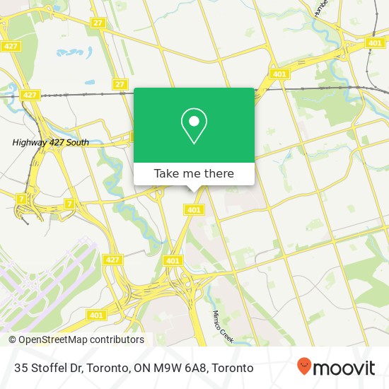 35 Stoffel Dr, Toronto, ON M9W 6A8 map