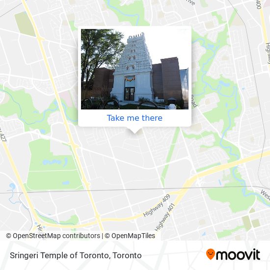 Sringeri Temple of Toronto plan