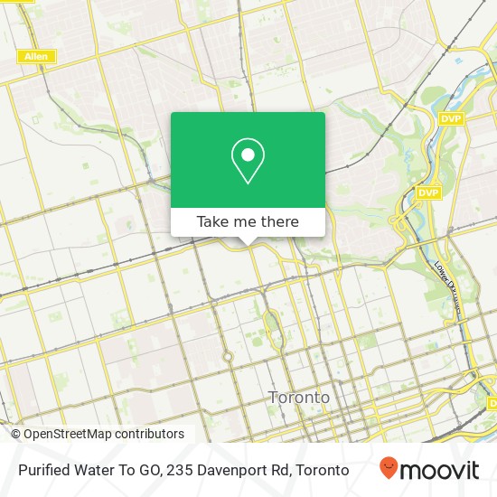 Purified Water To GO, 235 Davenport Rd map