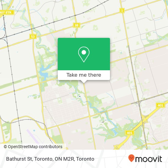 Bathurst St, Toronto, ON M2R map