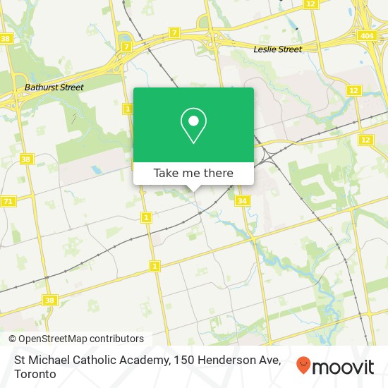 St Michael Catholic Academy, 150 Henderson Ave map