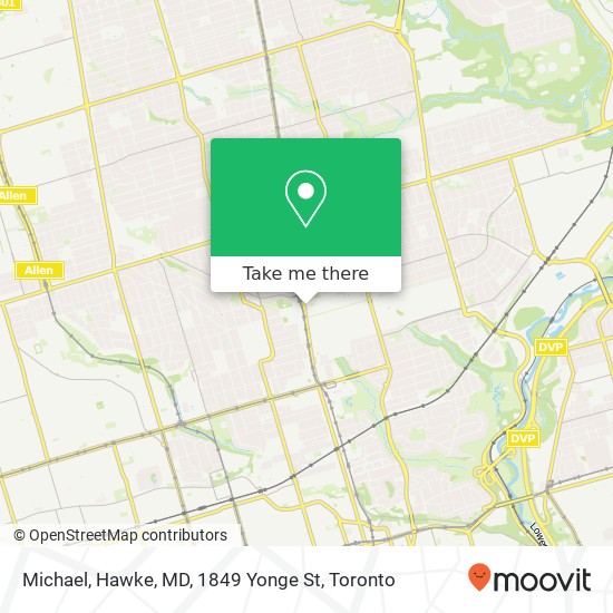 Michael, Hawke, MD, 1849 Yonge St plan