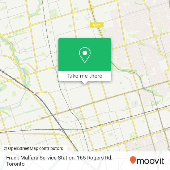 Frank Malfara Service Station, 165 Rogers Rd plan