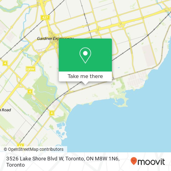 3526 Lake Shore Blvd W, Toronto, ON M8W 1N6 plan