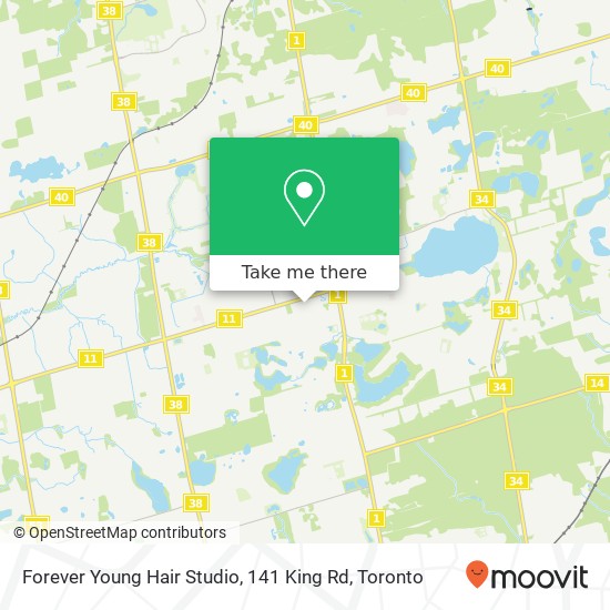 Forever Young Hair Studio, 141 King Rd plan