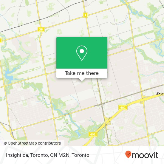 Insightica, Toronto, ON M2N map