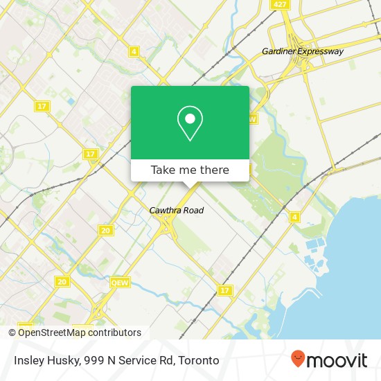 Insley Husky, 999 N Service Rd map