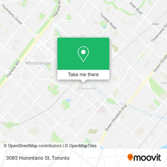3085 Hurontario St map